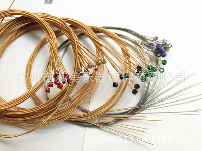 【荻美樂(lè)器生產(chǎn)批發(fā)高級(jí)琴弦 彩頭進(jìn)口六角鋼芯民謠鋼弦 吉他弦線】?jī)r(jià)格,廠家,圖片,樂(lè)器配件,廣州市荻美樂(lè)器配件-